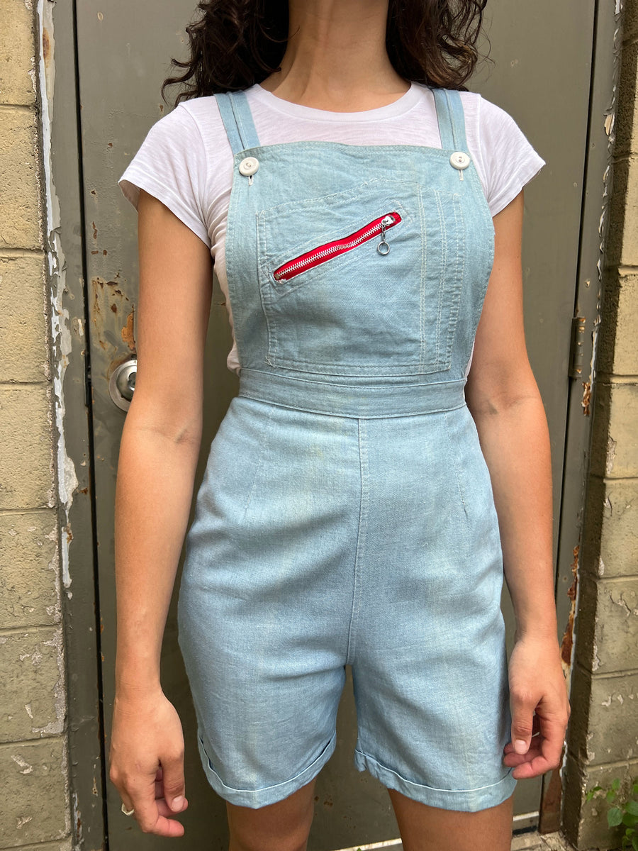 Vintage 1940's Chambray Zippered Overalls – Thief Island Vintage