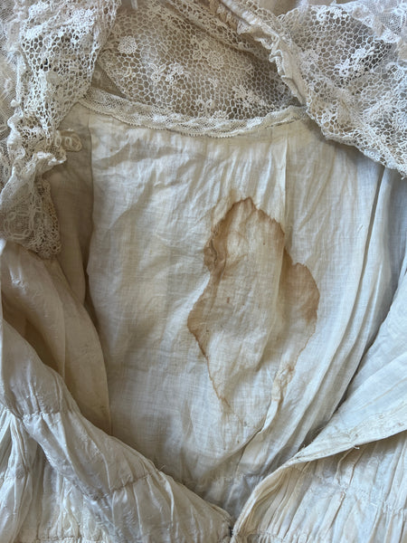 Antique Edwardian Era Silk Dress