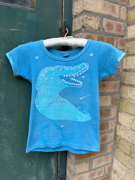 Vintage 1970's Batik Alligator Babydoll Tee