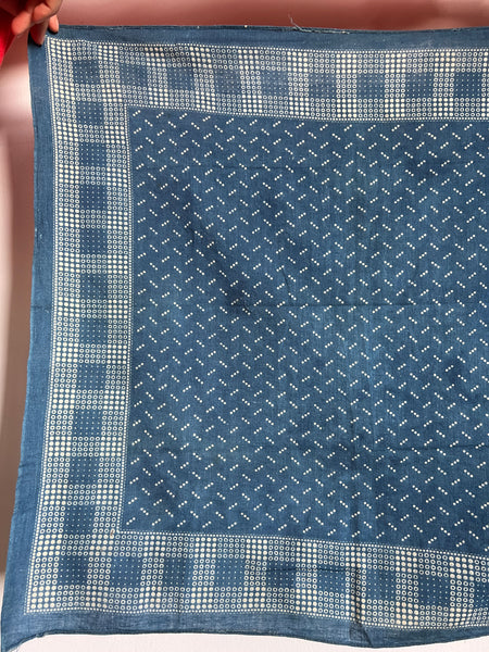 Antique 1910's - 20's Blue Bandana