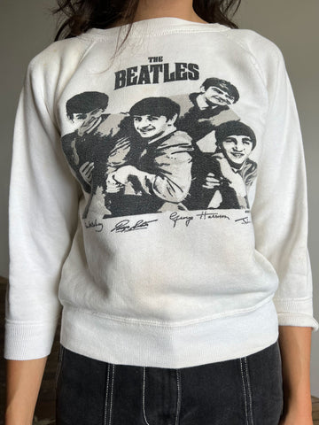 Vintage 1963 BEATLES Sweater with Autographs 60s