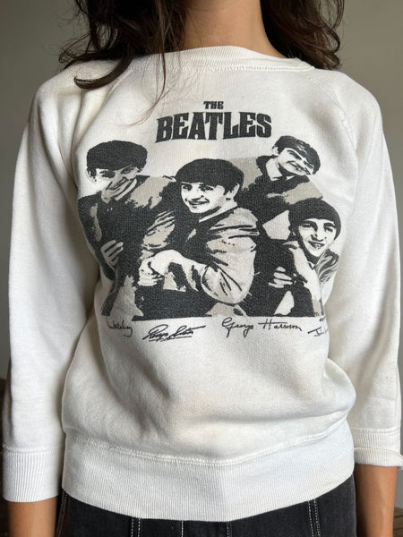 Vintage 1963 BEATLES Sweater with Autographs 60s