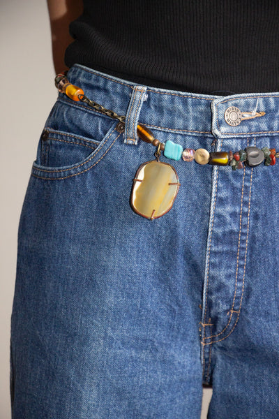 Vintage 1990's - Early 2000's Beaded Belt