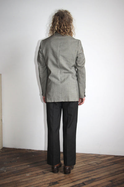 Early Vintage Wool Houndstooth Blazer, Menswear