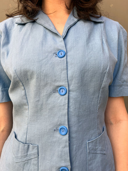 Vintage 1940's Hollywood Styles Sportswear Blouse