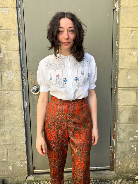Vintage 1940's - 1950's Ballerina Blouse