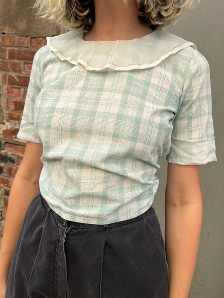 Vintage 1920's - 1930's Cotton Blouse