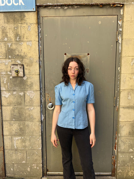 Vintage 1940's Hollywood Styles Sportswear Blouse