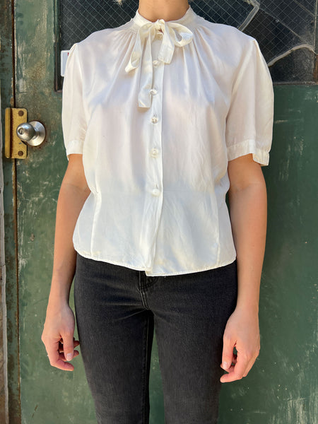 Vintage 1930's Silk Blouse