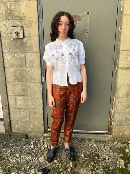 Vintage 1940's - 1950's Ballerina Blouse