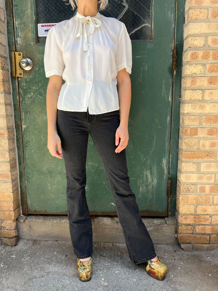 Vintage 1930's Silk Blouse