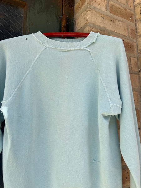 Vintage 1950's Baby Blue Sweatshirt