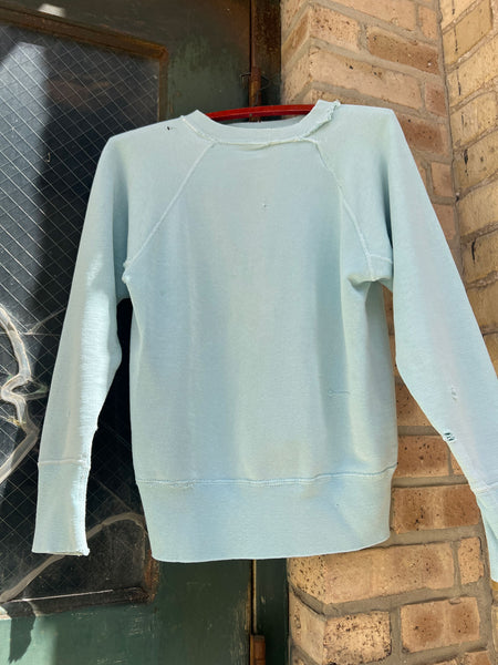 Vintage 1950's Baby Blue Sweatshirt