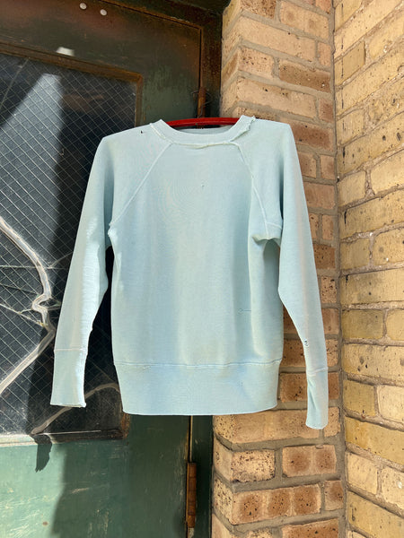 Vintage 1950's Baby Blue Sweatshirt