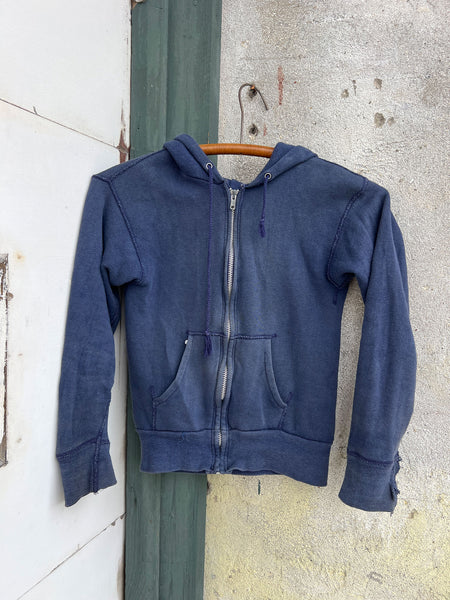 Vintage 1960's Cotton Zip Up Sweatshirt