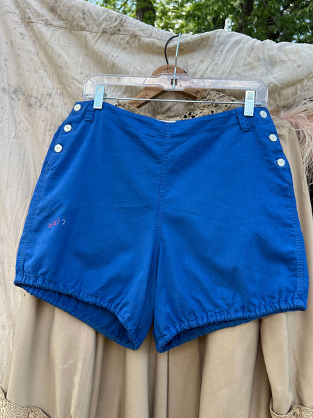 Vintage 1930's - 40's Double Button Flap Gym Shorts