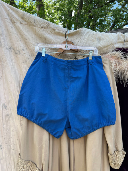 Vintage 1930's - 40's Double Button Flap Gym Shorts