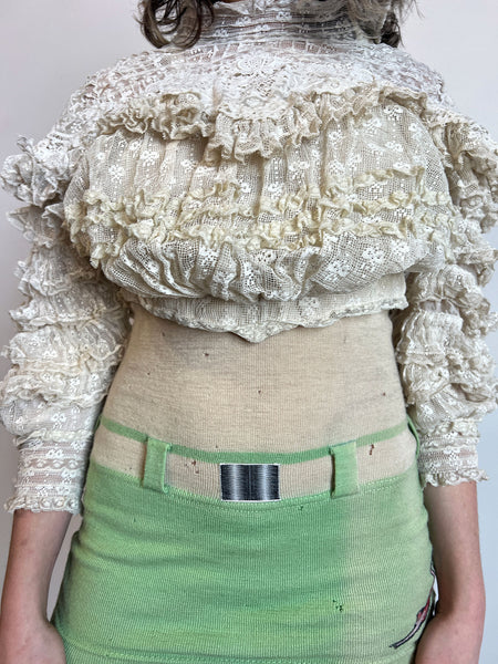 Antique Late 1800's Ruffled Bodice