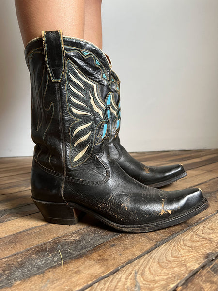 Vintage 1940's 1950's ACME Boots with Eagle