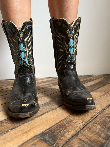 Vintage 1940's 1950's ACME Boots with Eagle
