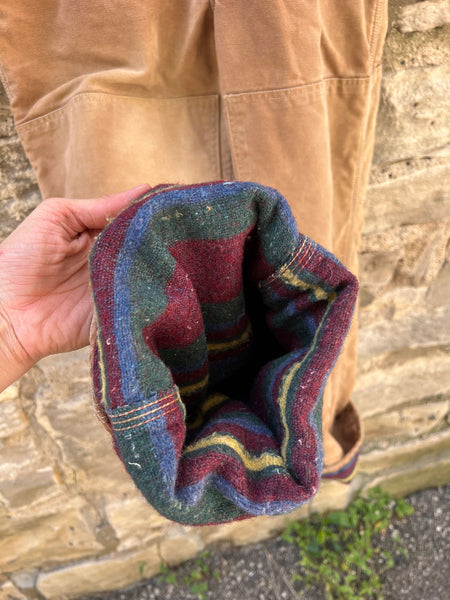 Vintage 1950's Carhartt Overalls Blanket Lined