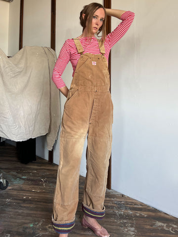 Vintage 1950's Carhartt Overalls Blanket Lined
