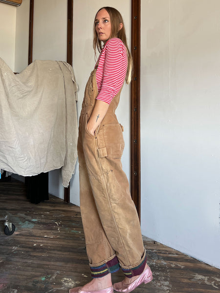 Vintage 1950's Carhartt Overalls Blanket Lined