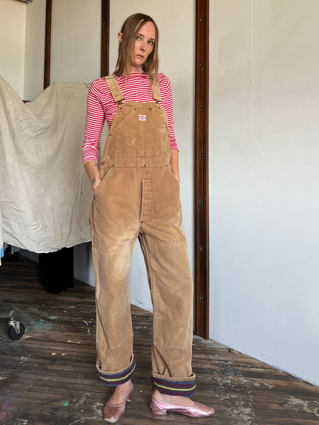 Vintage 1950's Carhartt Overalls Blanket Lined