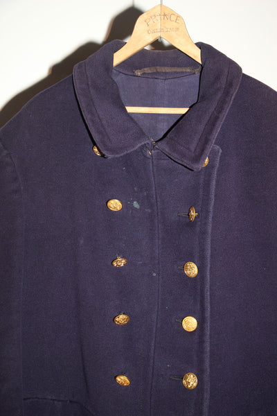 Antique Civil War Era Wool Frock Coat