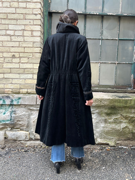 Antique 1910's - 1920's Women's Wool Soutache Coat