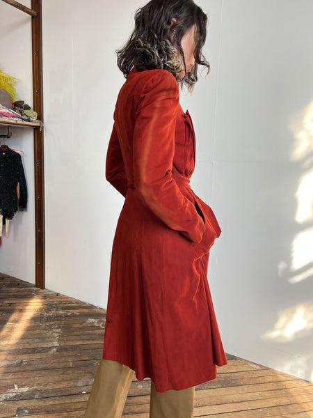 Vintage 1930's Suede Coat