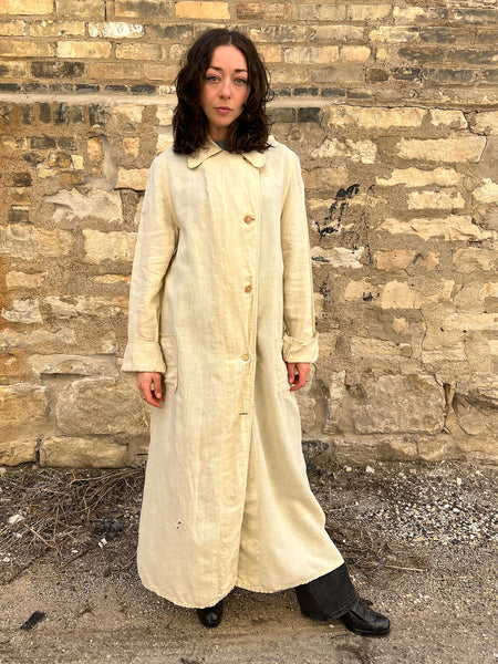 Antique 1910's Edwardian Era Long Coat