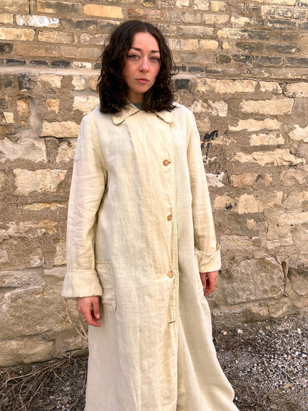 Antique 1910's Edwardian Era Long Coat