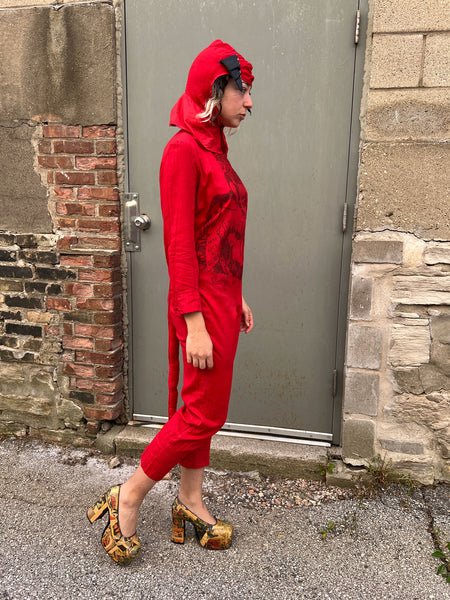 Vintage 1920's - 1930's Devil Costume, 'Here Lies A Sinner'