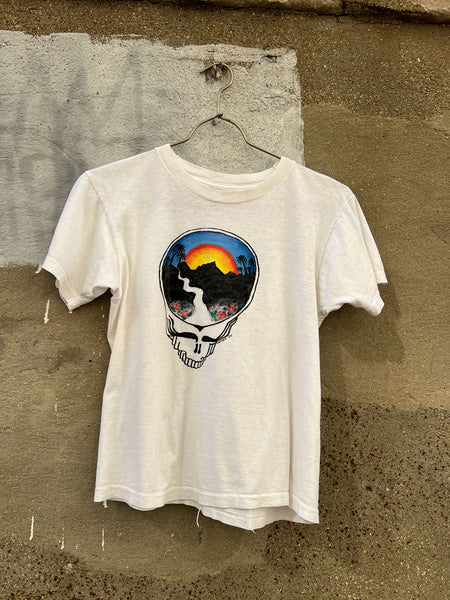 Vintage Hand Painted Grateful Dead T-Shirt, Circa 1980's