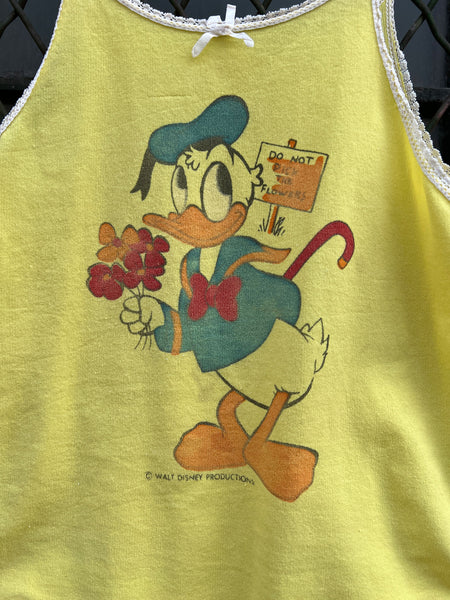 Vintage 1970's Donald Duck Tank Top