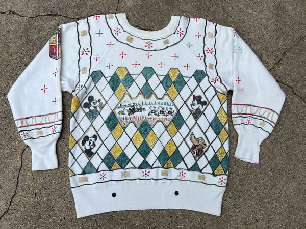 Vintage 1950's - 60's Hand Drawn Sweatshirt, Looney Tunes