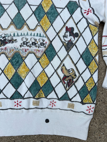 Vintage 1950's - 60's Hand Drawn Sweatshirt, Looney Tunes