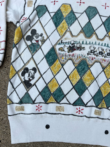 Vintage 1950's - 60's Hand Drawn Sweatshirt, Looney Tunes