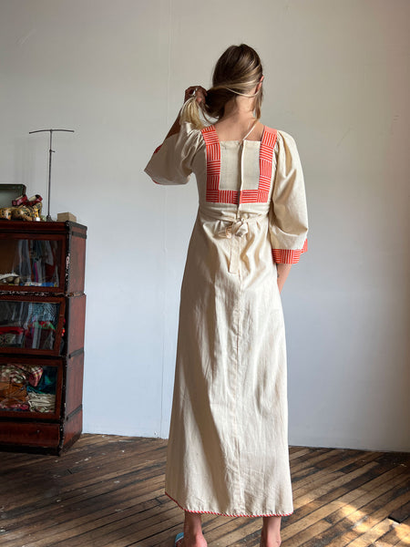 Vintage 1970's Thai Maxi Dress