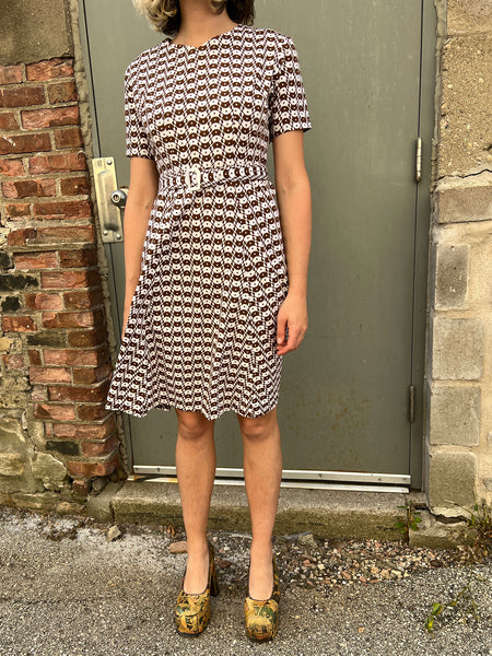Vintage 1960's - 70's Yin Yang Dress
