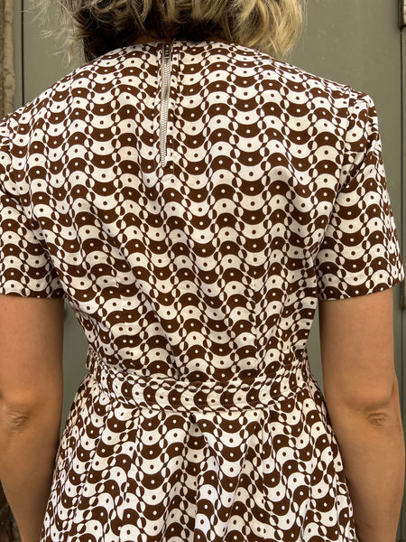 Vintage 1960's - 70's Yin Yang Dress