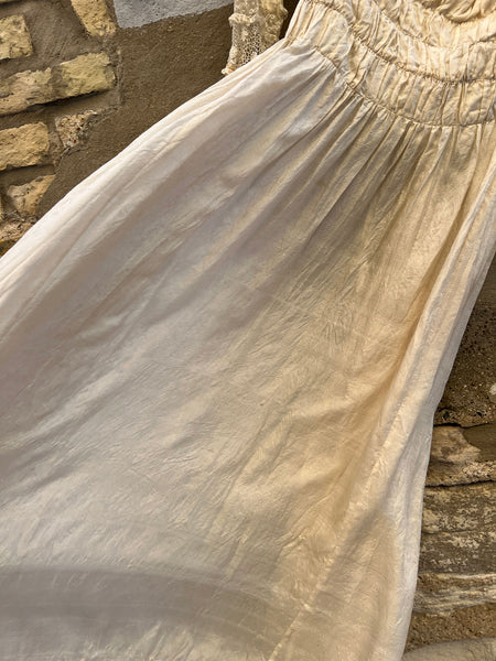 Antique Edwardian Era Silk Dress