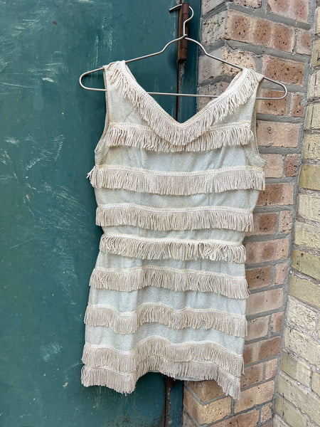 Vintage 1960's Fringe Mini Dress