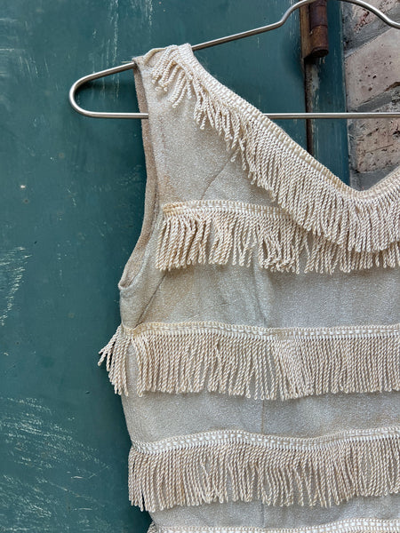 Vintage 1960's Fringe Mini Dress