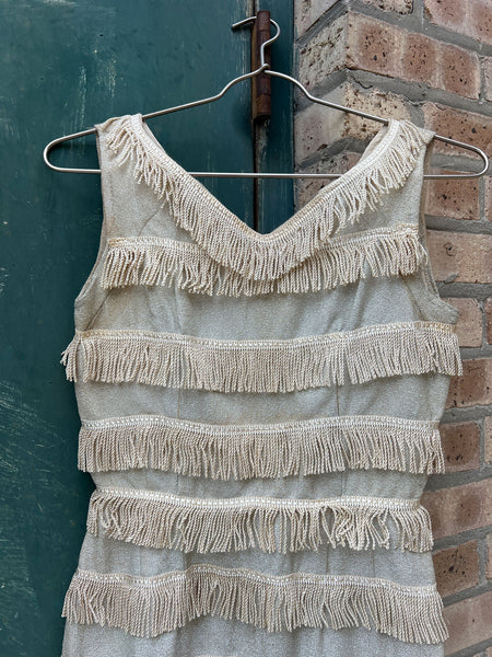 Vintage 1960's Fringe Mini Dress