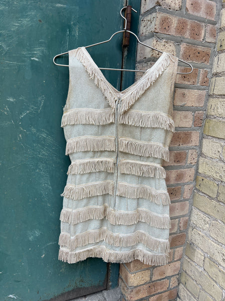 Vintage 1960's Fringe Mini Dress