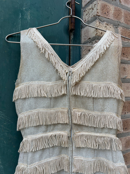 Vintage 1960's Fringe Mini Dress