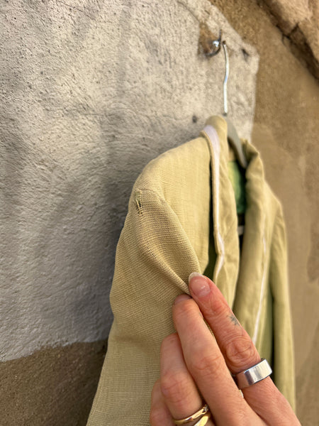 Vintage 1930's Palm Beach Overdyed Green Blazer