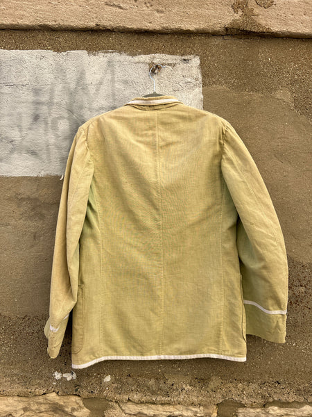 Vintage 1930's Palm Beach Overdyed Green Blazer